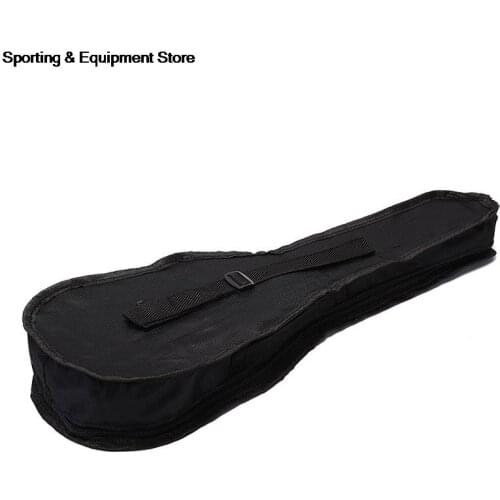 55.5*20cm 21 Inch Black Ukulele Bag Soft Case Bag Single Shoulder Backpack Padded