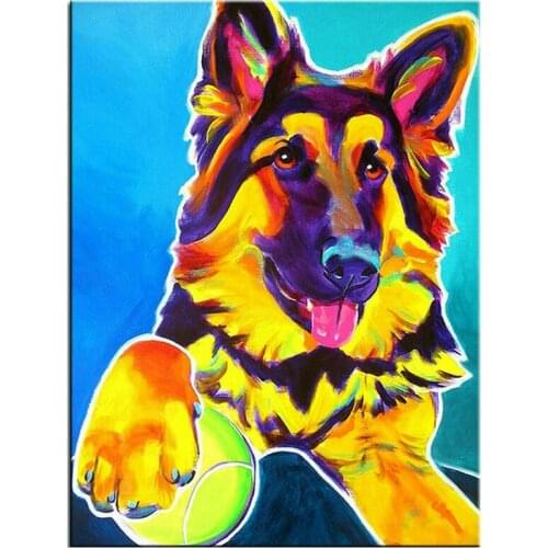 ARTBACK new 16 style color Collie 5d diamond painting animal full square drill diamond embroidery 3d round diamond mosaic
