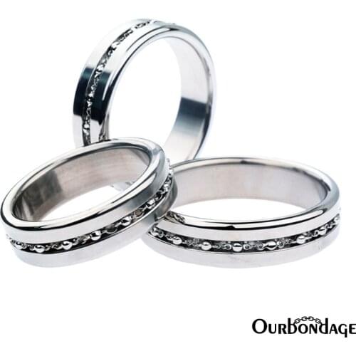 Ourbondage 5 Size Tyre Ring Shape Ball and Penis Stretcher Scrotum Pendant Restraint Penis Traning For Men Gay Couples Sex Toy