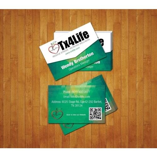 Paper business card and visiting card in 300gsm printed paper cards with Custom logo printing