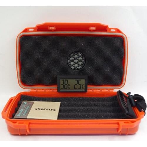 Activated carbon Cigar Case Travel portable Outdoor moisturizing meter Tube Humidor Accessories birthday Gifts For Men