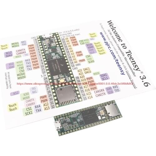 3266 Teensy 3.6 Cortex-M4F MK66FX1M0VMD18 module
