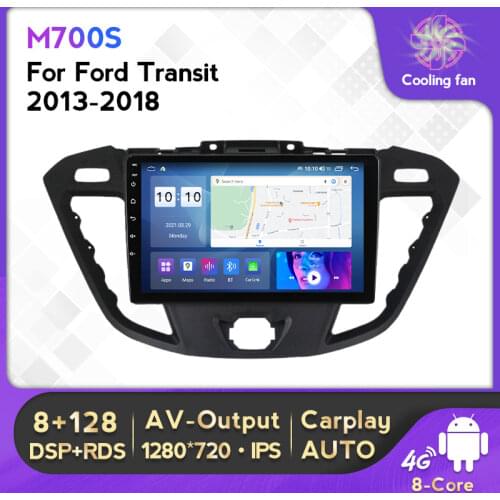 For Ford Transit Custom 2013 2014 2015-17 Car Radio CD DVD Video Player GPS Navigation Sat Nav Audio Stereo android 9 system