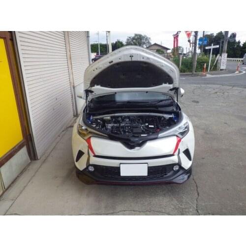For Toyota C-HR ZYX10 SUV Front Hood Bonnet Gas Struts Lift Support Shock Damper Carbon Fiber
