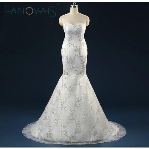 FIDDY898 Mermaid Silhouette Wedding Dresses