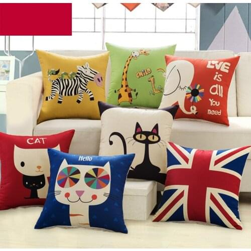 Hot sale Creative Cartoon Pillows in the middle of the decorative furniture sofa sofa pillow pillow decoration 40 x 40 cm. KZ001
