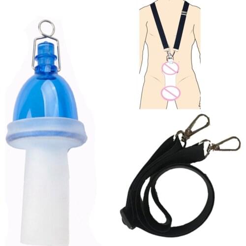 Sex Toys for Men Enlargement Penis Extender Medical Dildo Pump Enlarger Stretcher Male Penis Enhancement Edge Stretcher Kit