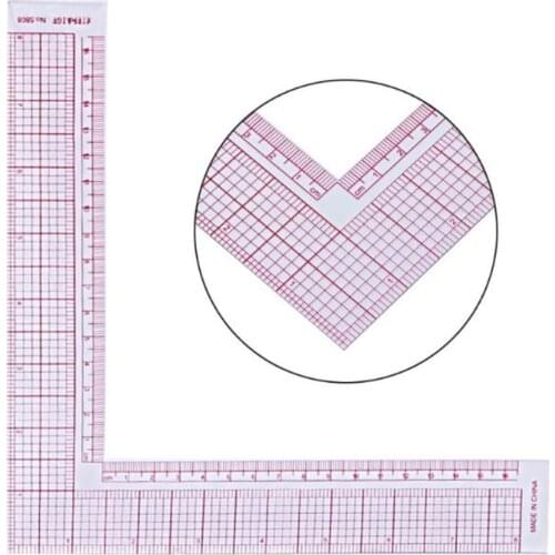 Multi-function Ruler DIY Plastic Sewing Square Curve Tailor Drawing Craft Tool