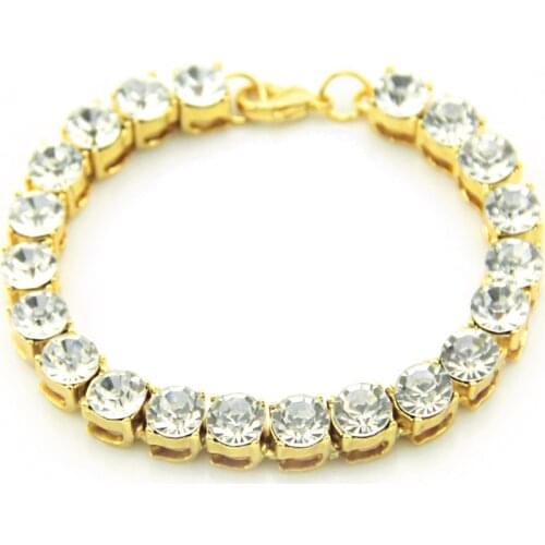 2021 Fast Selling New Full Bracelet Hip Hop Bracelet European And American Fashion Bracelet Cross Border Jewelry