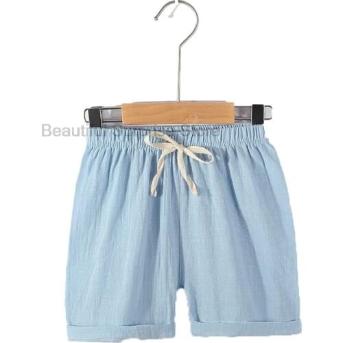 Solid Baby Shorts Sport Pants Casual Kids Cool Boy Cotton Soft Shorts Clothing Boys Tracksuit Children Baby Pants for Girls
