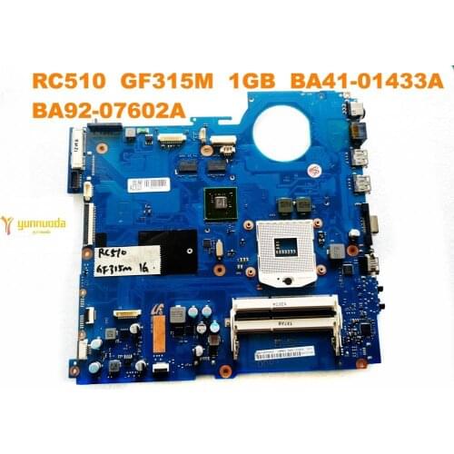 Original for Samsung RC510 laptop motherboard RC510 GF315M 1GB BA41-01433A BA92-07602A tested good free shipping