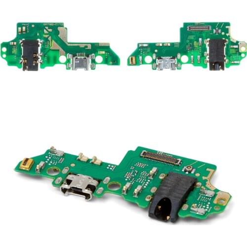 Flat Cable Compatible For Huawei Honor 7X (Microphone,USB Charge Connector Board,With Headphone Jack)Replacement Parts