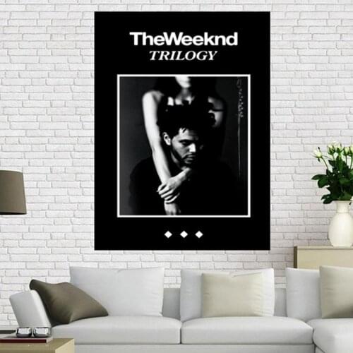 Canvas poster The Weeknd Trilogy Music Canvas painting Poster Decoration wall poster print Home Decor