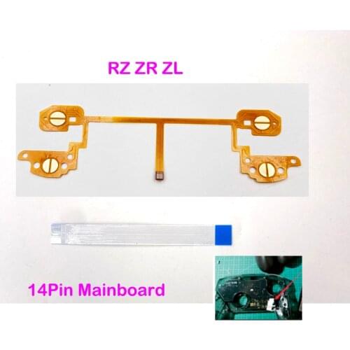 10PCS Replacement ZR ZL L R Button Flex Cable For Nintendo Switch Pro Gamepad 14Pin Mainboard Ribbon Cable