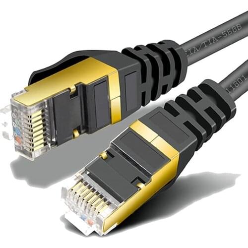 20 M CAT 7 Network Cable Gigabit Ethernet LAN Cable - 10 Gbit/S - Patch Cable Flexible Cat.7 Raw Cable S FTP Shielding