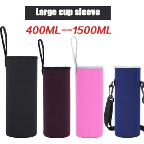 Universal insulation pot protector anti-hot insulation bottle cover rope / shoulder strap 2 style cup sleeve