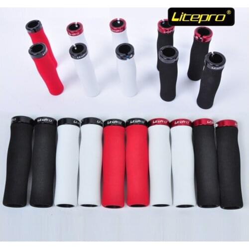 74g Bicycle Sponge Handlebar Grip Unilateral Locked Ultralight Sponge Grip For Folding Bike Road Bicycle Mountain Bike Parts