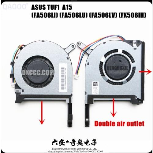 Laptop Replacement Part For ASUS TUF A15 FA506 A17 FA706 LAPTOP CPU & GPU COOLING FAN