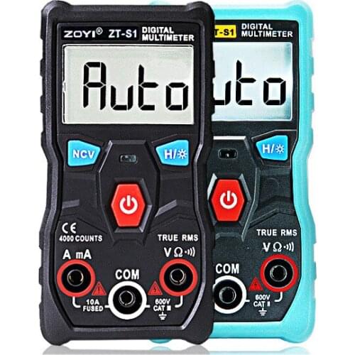 High-precision digital multimeter, automatic capacitance meter, pocket smart anti-burn button universal meter
