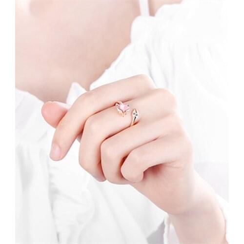 Xueshandiao Rings With Diamonds