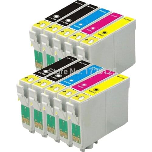 10x T0891/T0711 T0715 XL compatible ink cartridge for EPSON Stylus SX100 SX105 DX 4000 DX 4050 BX300F BX600FW printer
