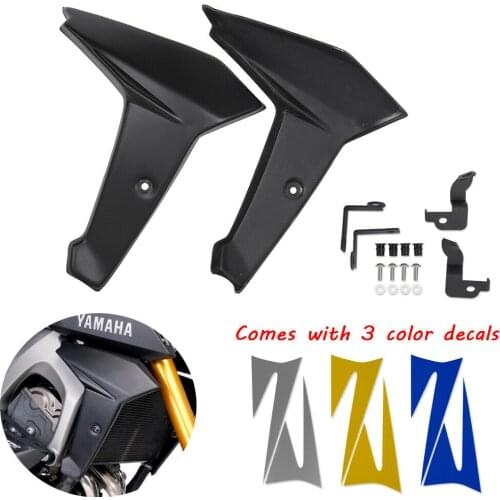 14 15 16 MT09 FZ09 FJ09 Radiator Side Fairing Cover Panel Protector for 2014-2016 Yamaha MT 09 FZ-09 MT-09 FJ-09 FZ 09 2015