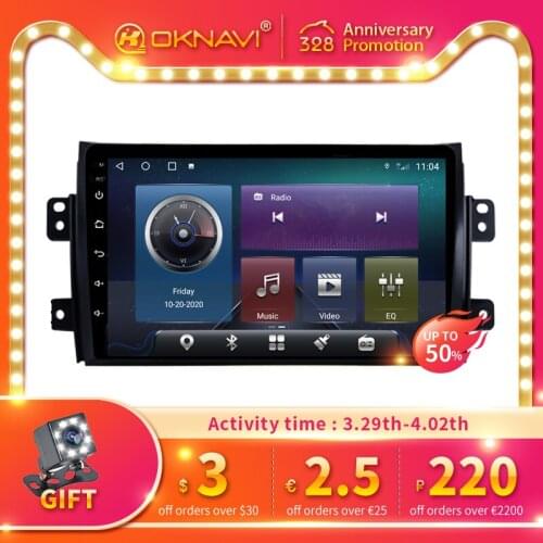 2 Din Autoradio Car Radio Stereo Multimedia For Suzuki SX4 2006-2013 GPS Navigation Recorder Video Player WIFI Subwoofer No DVD