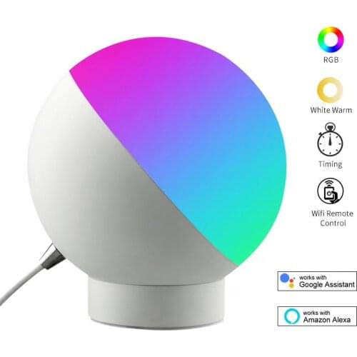 Wireless Wifi LED RGB Bulb Desk Lamp Wi-Fi Repeater Extender Booster Amplifier ESP8266 for Smart Home 2.4G Router FZ3365