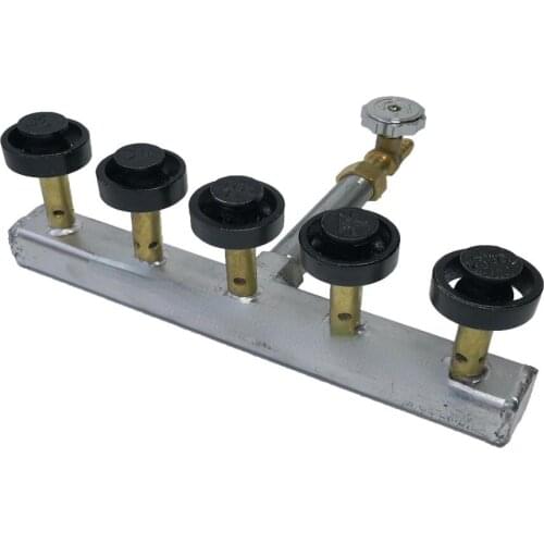 5 hole household burner,portable burner,desktop outdoor gas stove,high pressure stove,pizza oven burner,barbecue gas stove