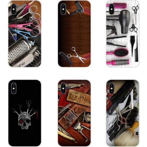 For Huawei Mate Honor 5X 6X 7 7A 7C 8 9 10 8C 8X 20 30 Lite Pro Accessories Phone Cases Covers Stylist Scissors Brush Switch
