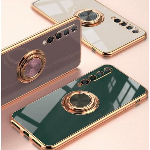 Mi10 mi 10 pro mi 10pro mi10pro Case Luxury Plating Soft Silicone Magnetic Ring Cover For Xiaomi mi10 mi 10 pro mi 10pro mi10pro