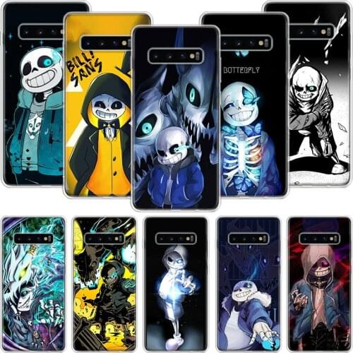 Undertale Papyrus Sans Doggo Phone Case For Samsung Galaxy S10 S20 S21 S9 S8 S7 Note 10 20 9 8 FE J4 J6 Ultra Plus Lite Pro + Ed