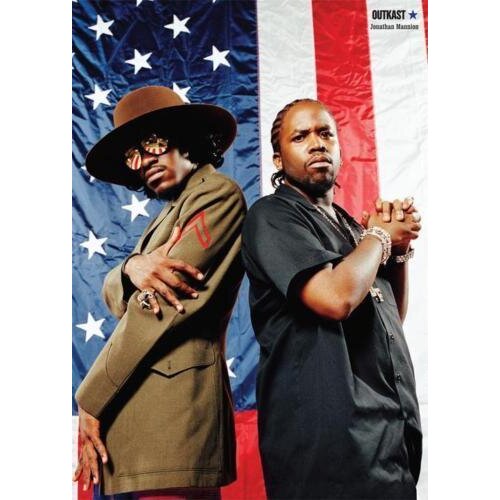 Hot OUTKAST Stankonia Hip Hop Duo Album Rap-Silk Art Poster Wall Sticker Decoration Gift