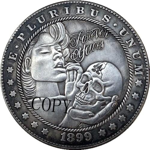 Hobo Nickel 1899-S USA Morgan Dollar COIN COPY Type 178