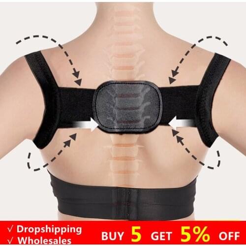 Back Shoulder Posture Corrector Adult Children Corset Spine Support Belt Adjustable Correction Brace Orthotics Correct Posture