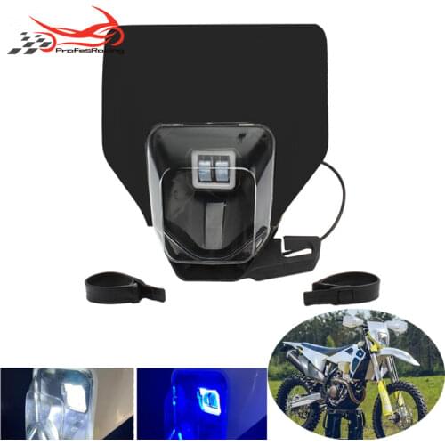 New Motorcycle LED Headlight Headlamp Head Lamp Light For Husqvarna FC FE FX TC TE TX 125 250 300 350 450 501 FE250 FC250 TE300