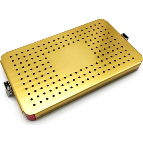 Single layer disinfection tray box Sterilization box for Ophthalmic surgical instrument dental sterilizing