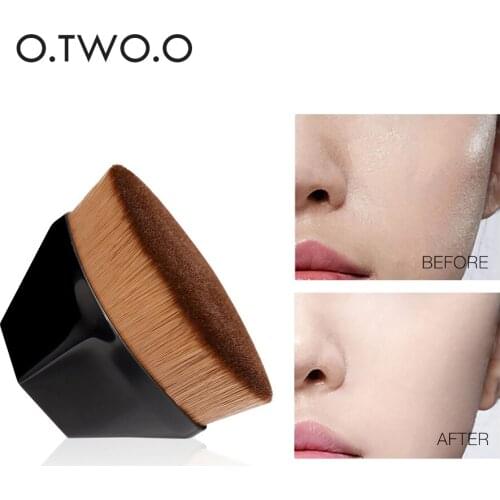 O.TWO.O Brochas Maquillaje Foundation Brush Professional Makeup Brushes Natural Hair Ultra Soft Smooth BB Cream Brush