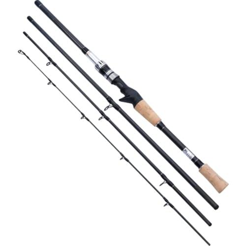 Carbon fiber casting rotating bait fishing rod mini feeder retractable 2.1M 2.4M high quality portable travel rod fishing tackle
