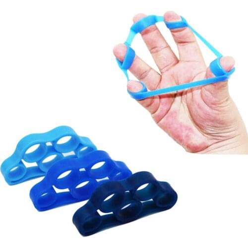 Silicone Finger Puller Hand Grip Strengthener Extensor Finger Training Tool Resistance Band 5KG