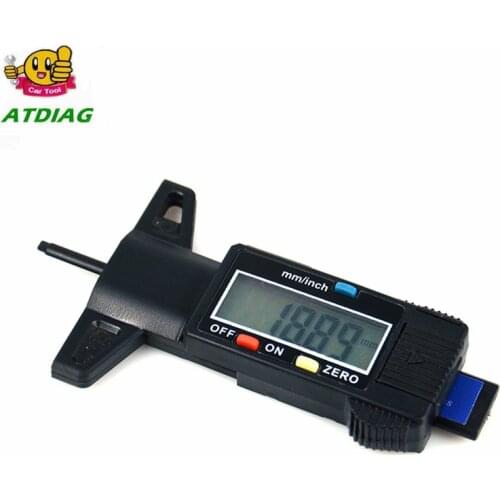 Tire Monitoring System Digital Car Tyre Tire Tread Depth Gauge Meter Measurer Tool Caliper Thickness Gauges Tread Brake Pad Shoe