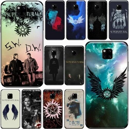 Supernatural Novelty Phone Case For Huawei P 9 8 10 40 Mate 30 Honor 8 8A 20 20s 9x nova 6se 5t Y9s PSMART lite pro 2017