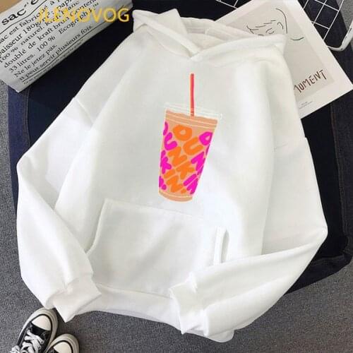 Hoodies Women Clothes 2021 Charli Damelio Coffee Graphic Sweatshirt Femme Harajuku Kawaii Winter Clothes Tracksuit Coat