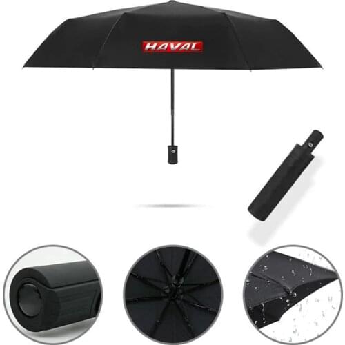Windproof Double Automatic Folding Umbrella Car Luxury Business Umbrellas For haval f7 h6 f7x h2 h3 h5 h7 h8 h9 m4 Accessories