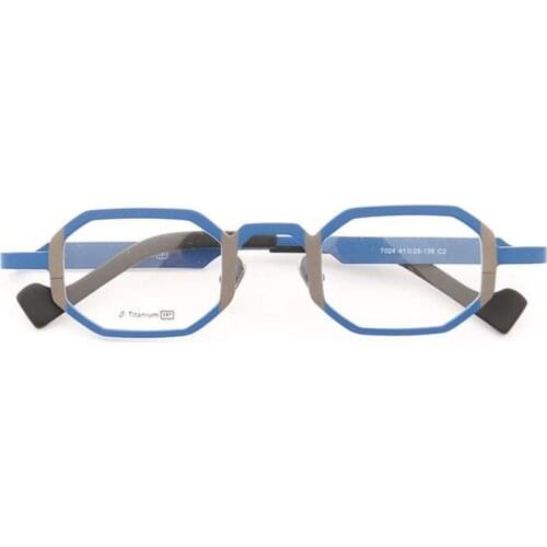 Prescription Lens B-Titanium Glasses Frame Vintage Unisex Full Rim Optical Eyewear Anti-reflective Presbyopia Reading Eyeglasses