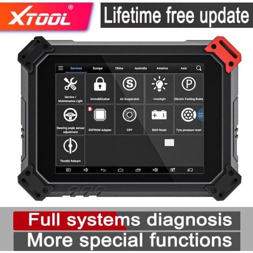 XTOOL PS80 OBD2 Scanner Automotive Full System Diagnostic tools ECU Coding Key programming odometer adjustFree update online