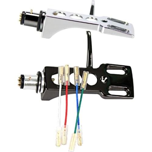 1Set Universal LP Disc Record Player Phono Turntable Headshell Cartridge Rack with 4 Leadwires for Turntable