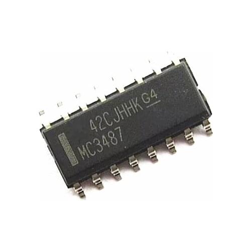 10pcs/lot MC3487DR MC3487 3487 QUAD DIFF LINE RCVR 16-SOIC IC Best quality
