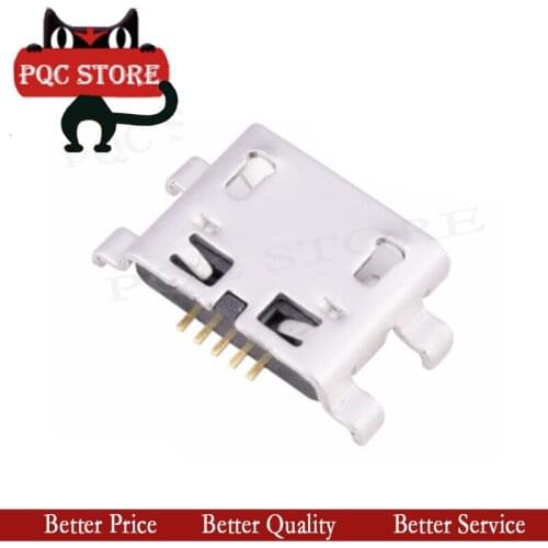 10pcs Micro USB 5pin B type 0.8mm Female Connector For Mobile Phone Mini USB Jack Connector 5pin Charging Socket Four feet plug