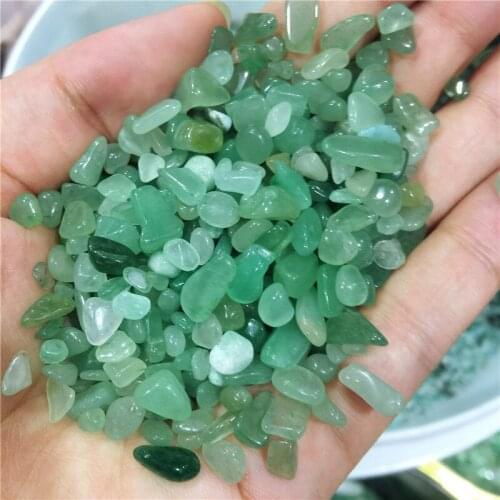 100g natural Dongling jade crystal tumbled stone particles Gemstone mineral chip natural point Beads Chakra Healing Decorations